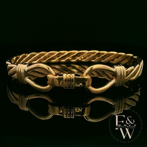 9ct gold bangle farley weston - farley,