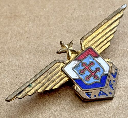 World war two ww2 enamel - two, badge