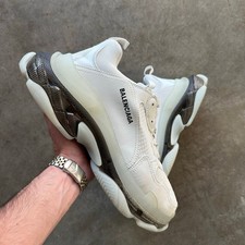 Balenciaga Triple S Sneaker White Clear Sole