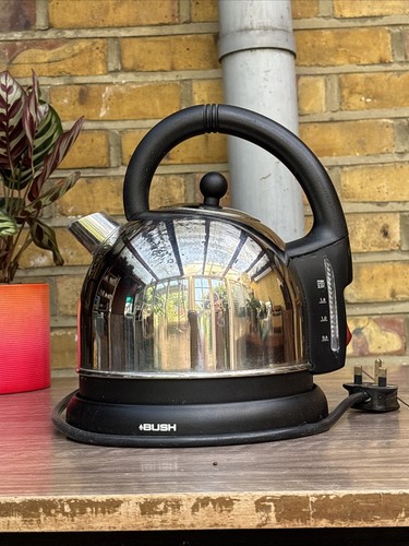 Vintage bush kettle stainless - bush, kettle,