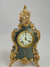 Antique Ansonia Green Boulle