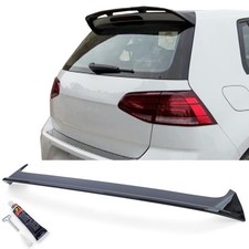Rear spoiler roof edge spoiler gloss black for VW Golf 7 sedan 13-20