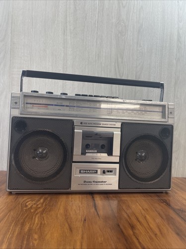 Sharp 6262e vintage boombox - sharp,