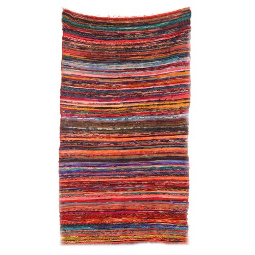 152 90cm luxury rag rug - 152,