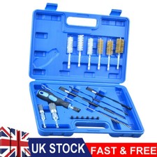 19PCS Universal Injector Seat Brush Cleaner Cleaning Tool Kit For Diesel Engines