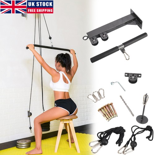 Fitness wall mount - wall, pulley
