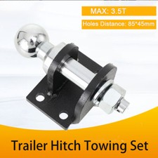 Towing Ball and Pin Universal Tow Hook Hitch Coupling with Bolts Tow Jaw 3.5t