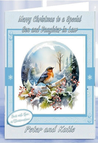 Personalised christmas card - christmas,
