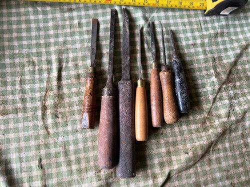 Job lot woodworking chisels - lot, of