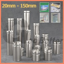 Sign Supports Mount Wall Fixing Screws Bolts Stand Off Brackets Stainless Steels