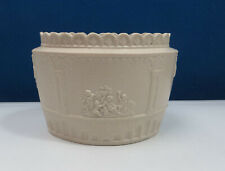 Antique Castleford Style Early 19th C Sugar Bowl - Applied Putti - Felspathic