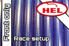 MK1 Bandit 600 95-99 TRANSLUCENT BLUE Front Race Setup HEL Braided Brake Lines