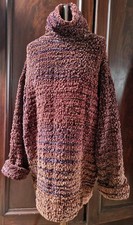 Vintage Georgina von Etzdorf Burgundy Oversize Jumper Medium