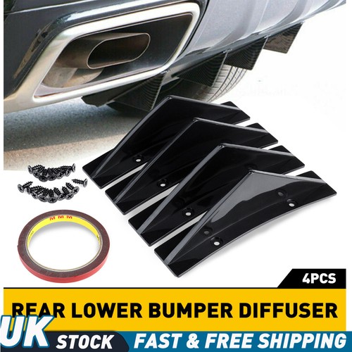 4pcs shark fins rear - 4pcs, bumper