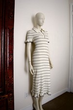 Sandro Knitted Stripe Midi