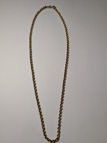 9ct gold belcher - gold, chain