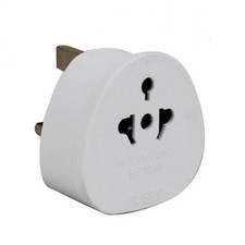UK Travel Plug Adapter US AU to UK 3 Pin Converter Small Compact Travel Adaptor