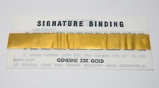 GENUINE 23K GOLD SIGANTURE BINDING SHEET FOIL CRAFT
