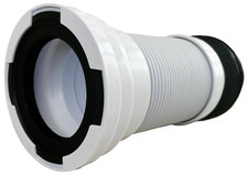 Flexible Toilet Pan Connector Universal WC Toilet Waste Soil Pipe 300mm-600mm