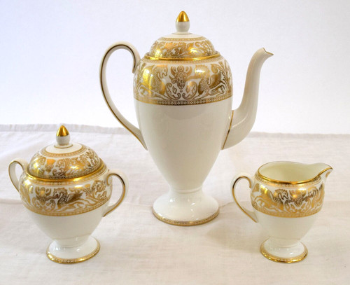 Wedgewood china coffee tea pot - wedgewood,