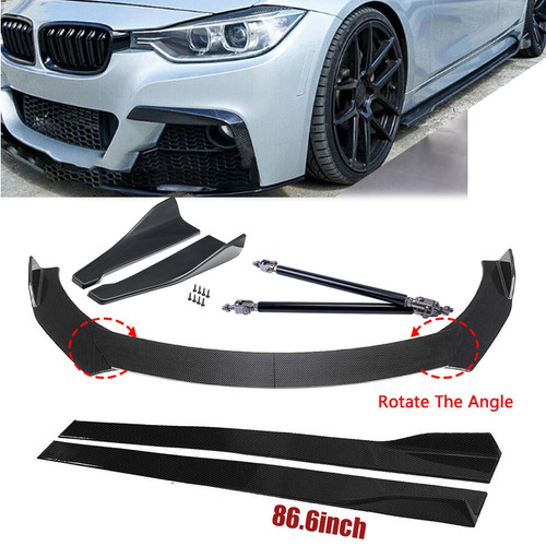 Carbon fiber front bumper - fiber,