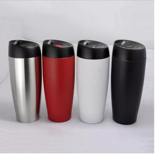 Travel steel coffee mug 400ml - coffee,