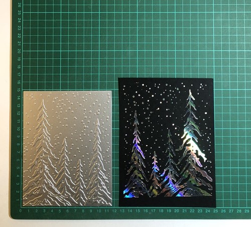 Large trees snowfall - large, &