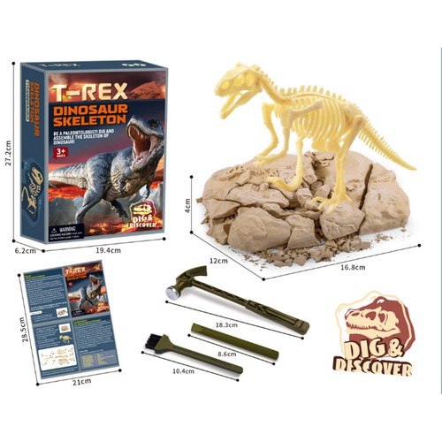 Dig and assemble dinosaur - dig,