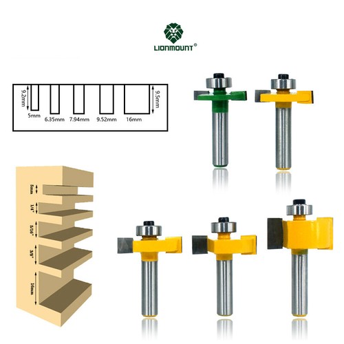 8mm shank slot groove - 8mm, t