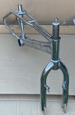 Vintage BMX Bike Frame Chrome