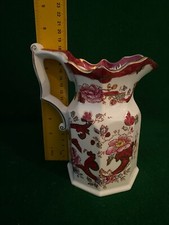MASONS IRONSTONE MANDALAY RED ~ 7¼" JUG / PITCHER