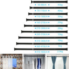Telescopic Net Voile Tension Curtain Rail Pole Rod Rods Extendable Spring Loaded