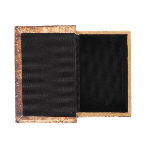 Vintage false book storage box - storage,