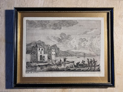 Dutch harbour antique - harbour,