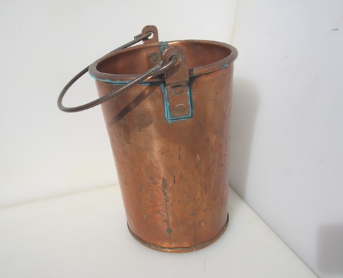 Victorian copper coal bin - victorian,