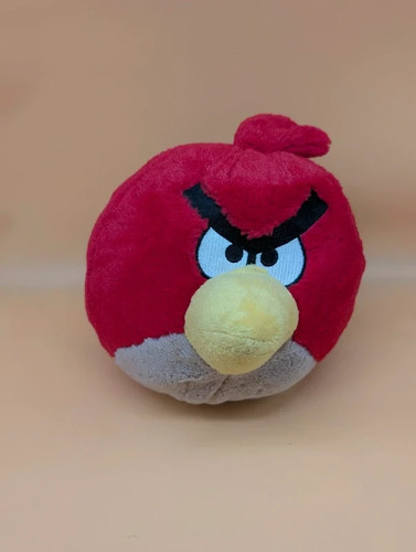 Red angry birds plush - red,