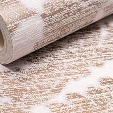 Rose Gold Damask Wallpaper
