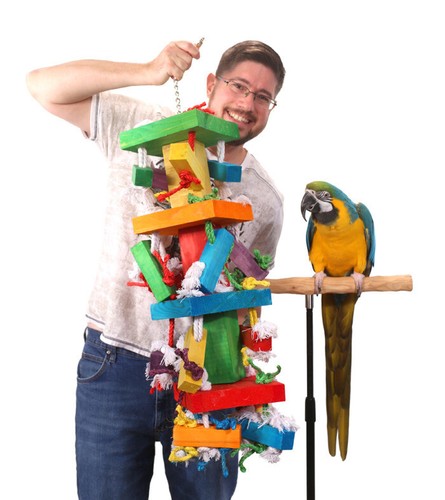 Tropical stack xxl parrot toy - xxl,