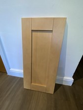 KITCHEN DOOR - SOLID MAPLE  !  340mm X  720mm Shaker Style STOCK DZ726