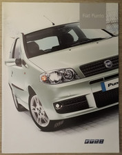 Fiat Punto Range Brochure 2003