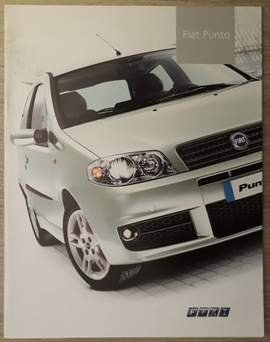 Fiat punto range brochure 2003 - brochure,