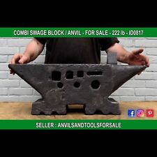 Anvil 222 lb - combi swage block anvil - ID 0817