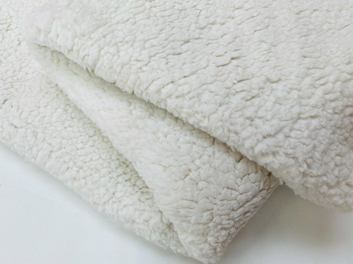 Sherpa fleece fabric - fleece,