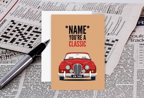 Personalised red jaguar mark - personalised,