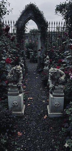 Guardian gargoyles garden