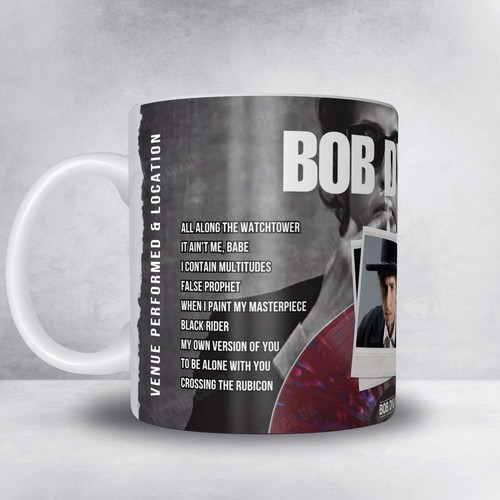 Bob dylan setlist mug - dylan,