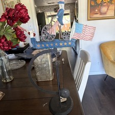 Cast Iron UNCLE SAM high wheel