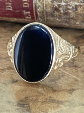 Gents 9ct Gold & Onyx  Signet