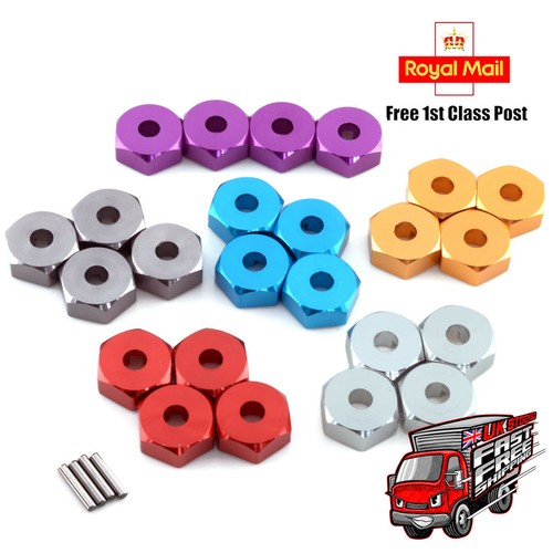 12mm aluminium wheel hex - rc,