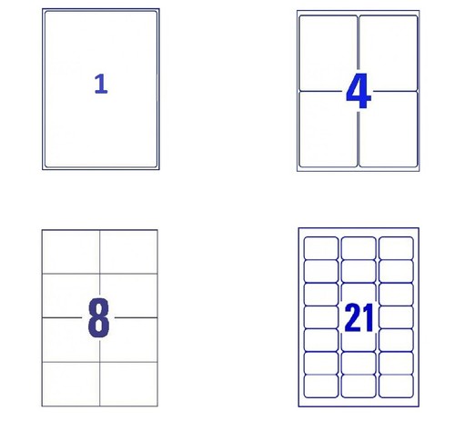 Address labels self - a4,